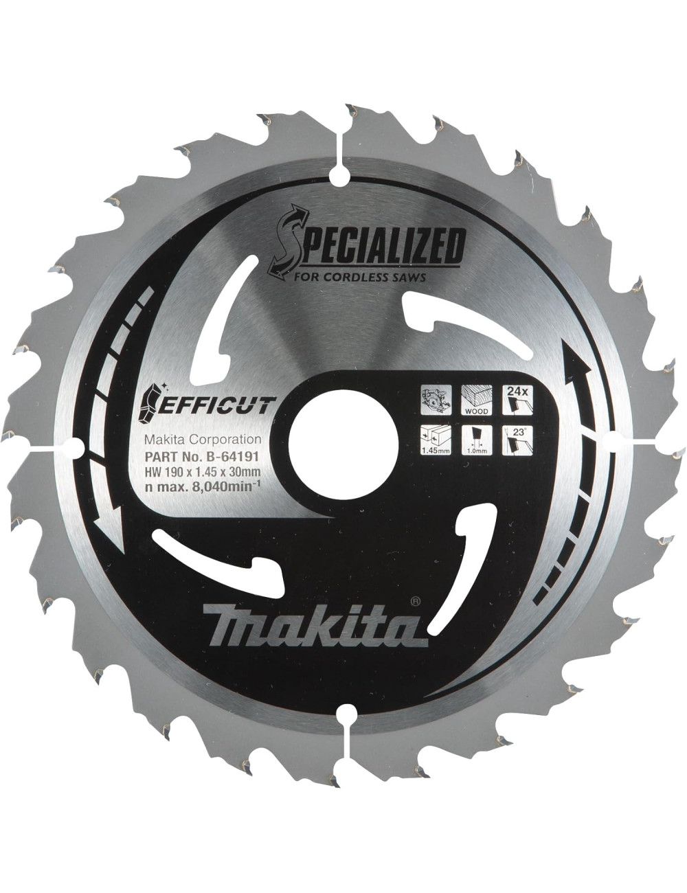 MAKITA PIŁA TARCZOWA  190x30x24z EFFICUT