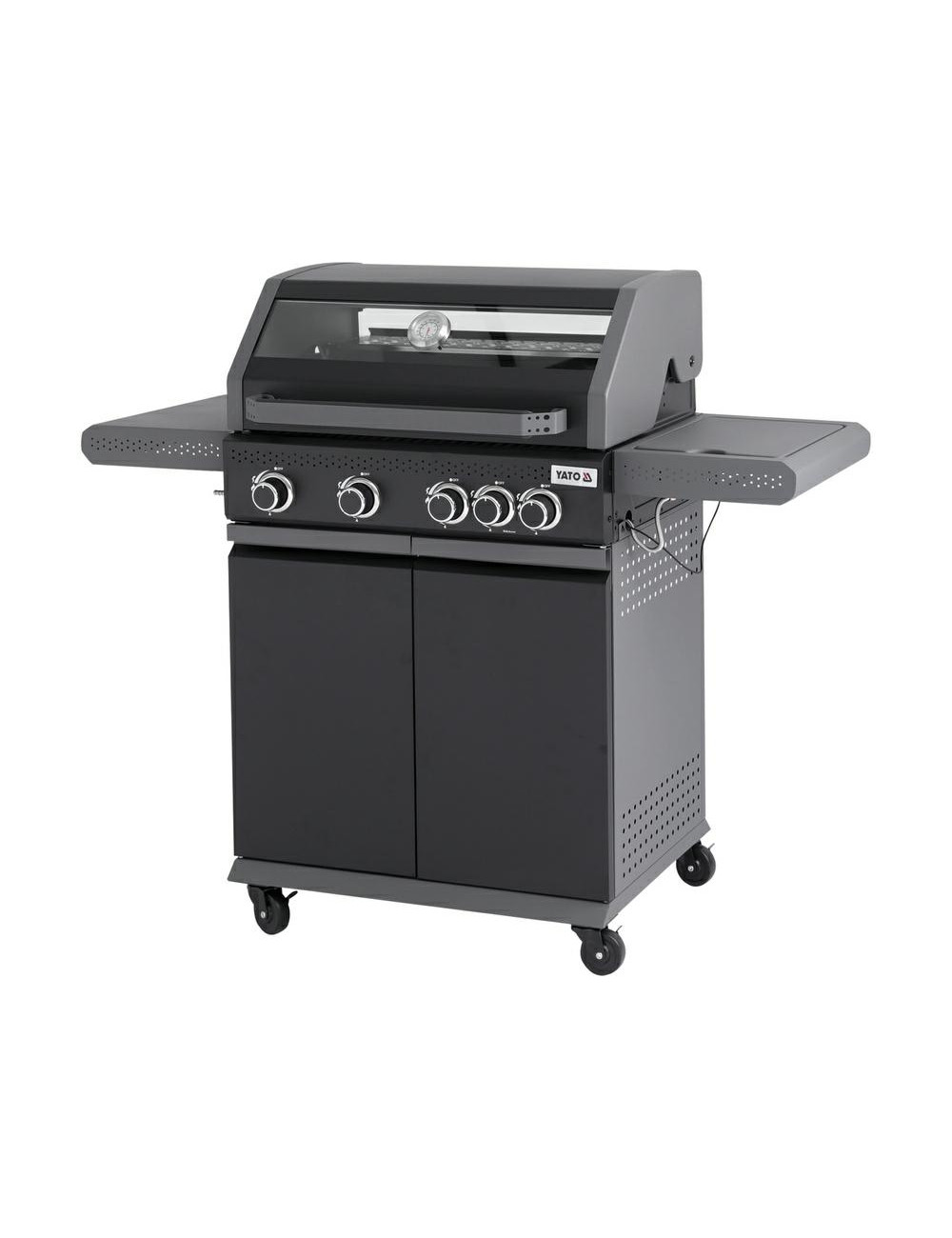 YATO GRILL GAZOWY 4+1 145KW Z SZYBĄ