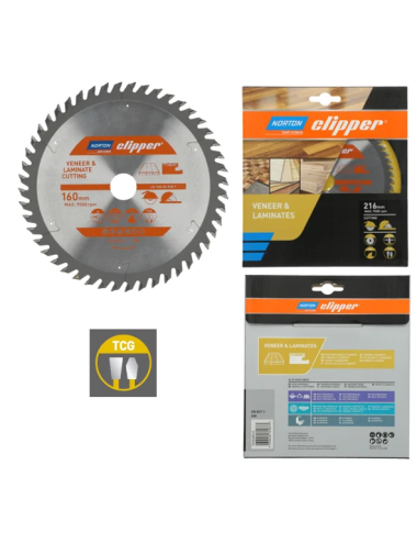 NORTON PIŁA TARCZOWA 160mm x 20mm x 48z LAMINATY I FORNIR (2,2/1,6)