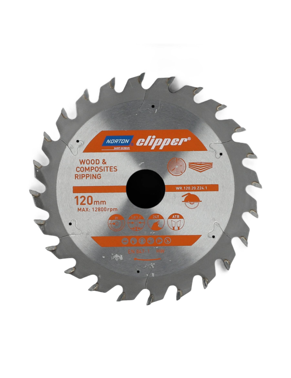 NORTON PIŁA TARCZOWA 170mm x 30mm x 48z DREWNO I KOMPOZYTY ATB (2,6 / 1,6)