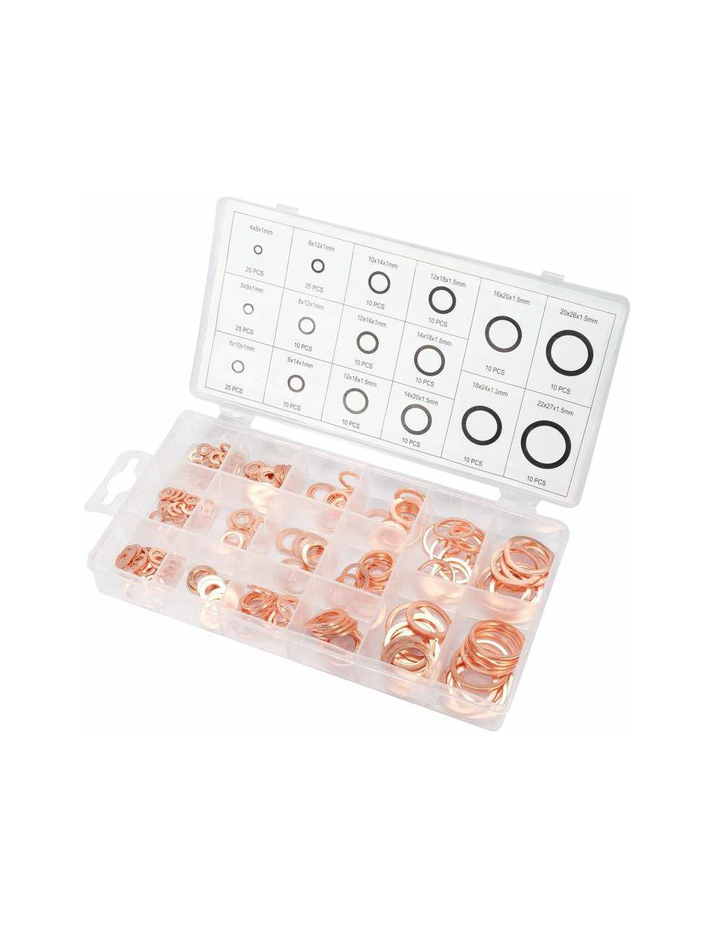 YATO PODKŁADKI MIEDZIANE MIĘKKIE 220szt. YT-068721