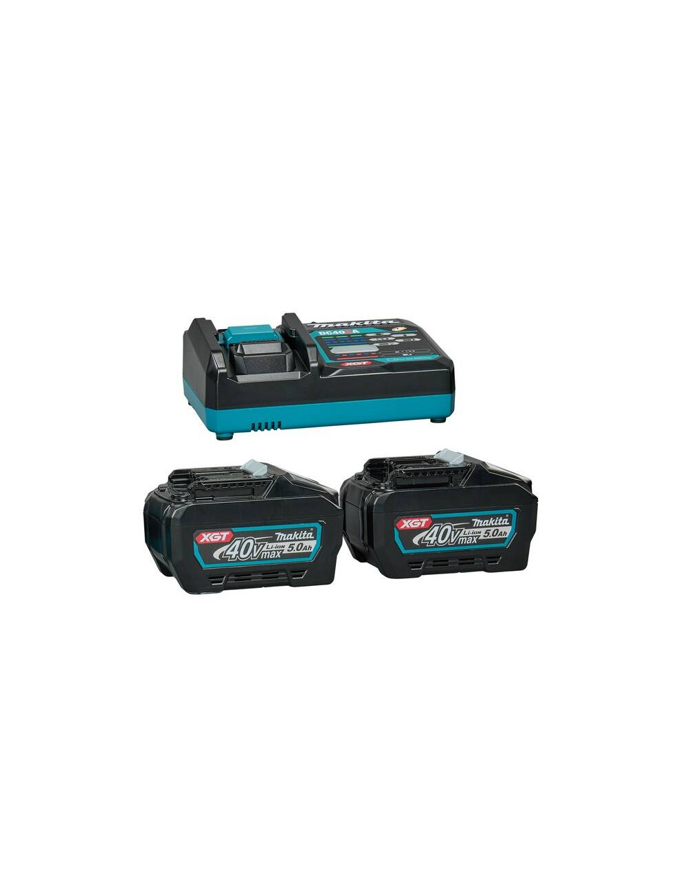 MAKITA ZESTAW ZASILAJĄCY 40V 2x5,0Ah XGT BL4050Fx2+DC40RB