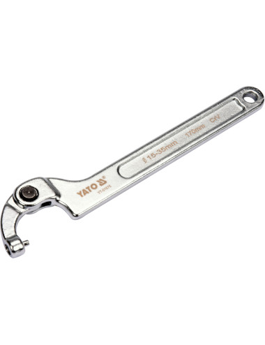 YATO KLUCZ HAKOWY OKRĄGŁY BOLEC, PRZEGUBOWY 15-35mm