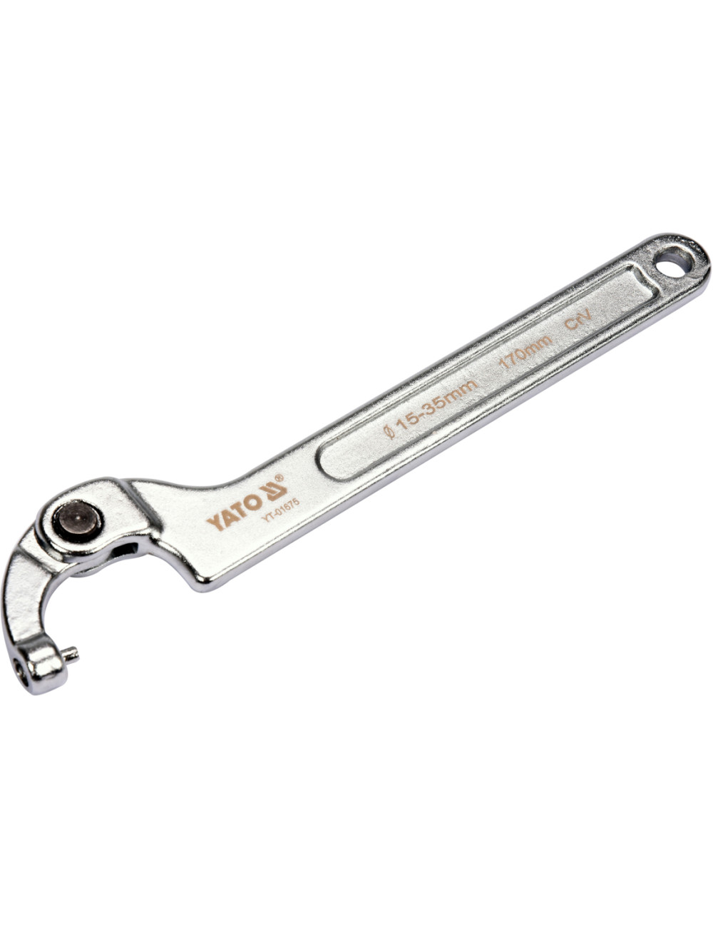 YATO KLUCZ HAKOWY OKRĄGŁY BOLEC, PRZEGUBOWY 15-35mm