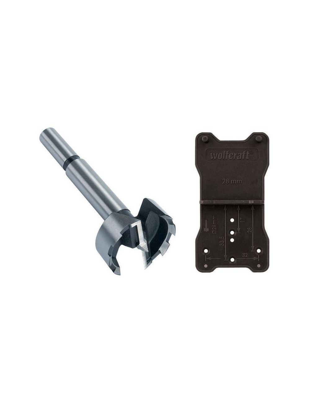 WOLFCRAFT WIERTŁO FORSTNER 35mm + SZABLON