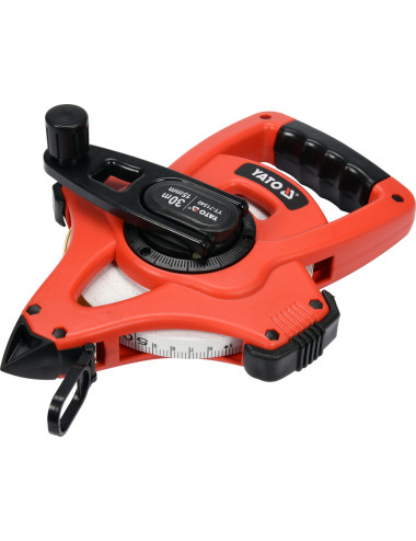 YATO TAŚMA MIERNICZA GEODEZYJNA Z WŁÓKNA SZKLANEGO 30mx15mm YT-71540