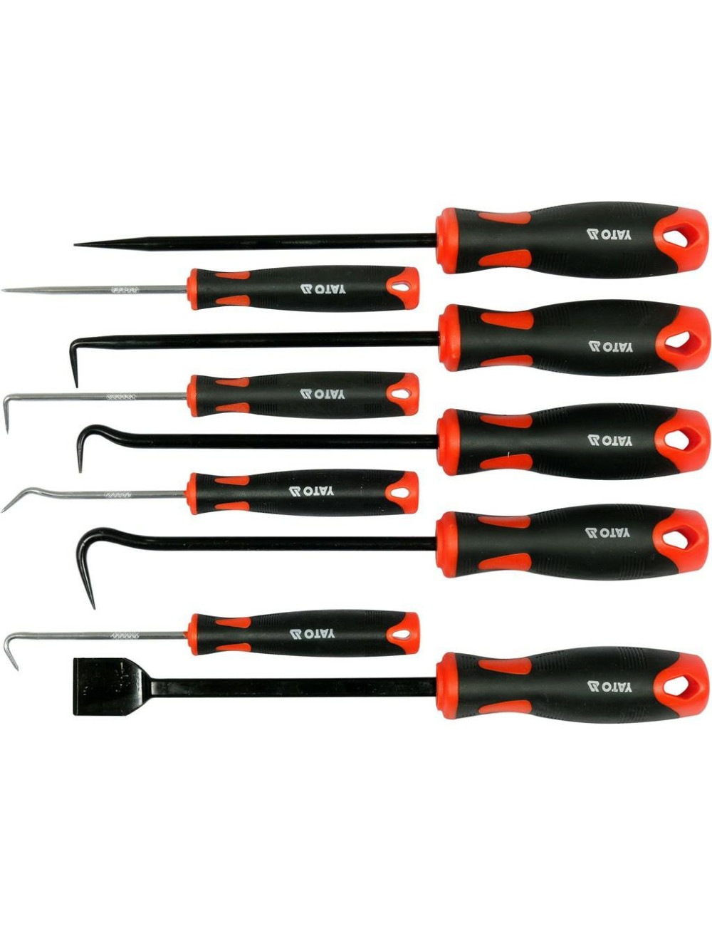 YATO HACZYKI Z RĘKOJEŚCIĄ 9elementów