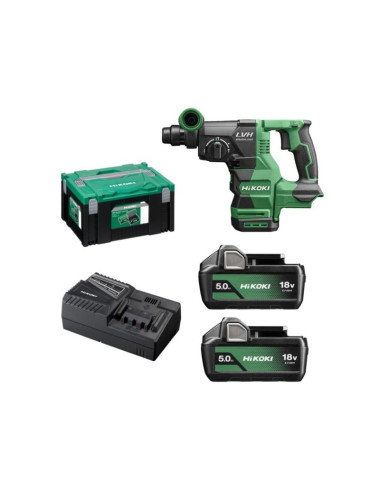 HIKOKI MŁOTOWIERTARKA 18V DH1826DAWPZ 3,2J 2x5,0Ah BL HITSYSTEM