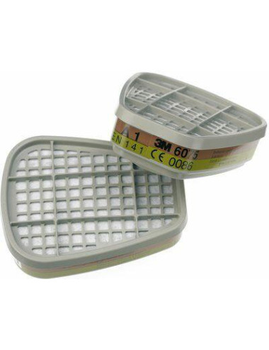 3M FILTR PRZECIW GAZOM I OPAROM 2szt. + FORMALDEHYD 3M6075 A1