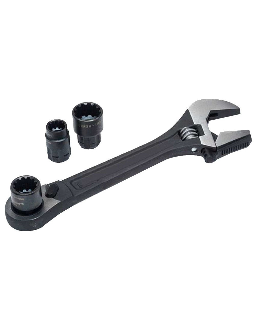 MAKITA KLUCZ NASTAWNY 150mm Z KOMPLETEM NASADEK PRZELOTOWYCH