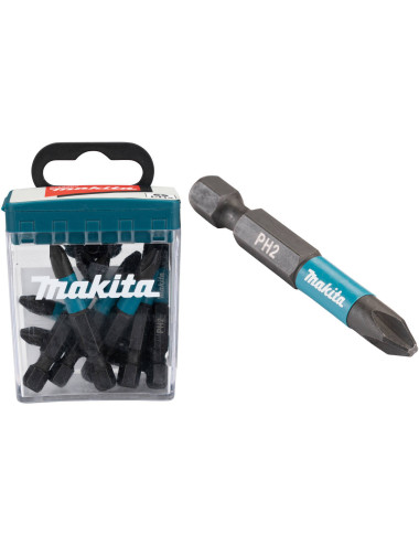 MAKITA KOŃCÓWKA WKRĘTAKOWA PH2-50mm 10szt. IMPACT BLACK