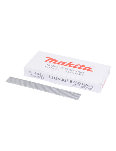 MAKITA SZTYFTY gwoździe szpilki 18GA 1,0x15mm 5000szt. F-31867