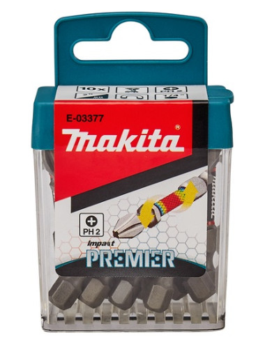 MAKITA KOŃCÓWKA WKRĘTAKOWA PH2-50mm 10szt. IMPACT PREMIER