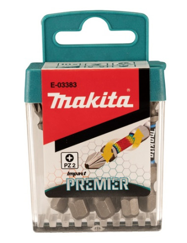 MAKITA KOŃCÓWKA WKRĘTAKOWA PZ2-50mm 10szt. IMPACT PREMIER