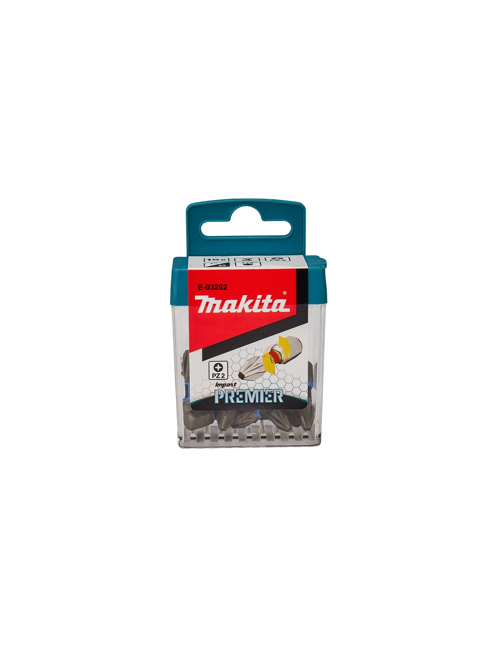 MAKITA KOŃCÓWKA WKRĘTAKOWA PZ2-25mm 15szt. IMPACT PREMIER