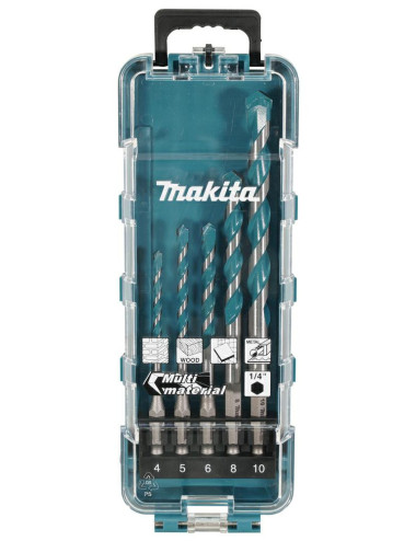 MAKITA ZESTAW WIERTEŁ UNIWERSALNYCH 1/4" HEX 5szt.