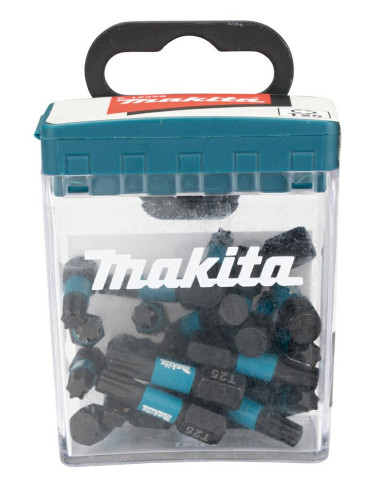 MAKITA KOŃCÓWKA WKRĘTAKOWA T25-25mm 25szt. IMPACT BLACK