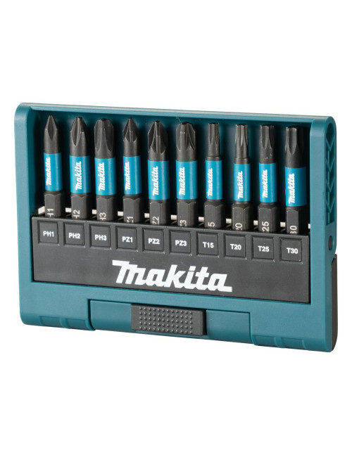 MAKITA ZESTAW KOŃCÓWEK WKRĘTAKOWYCH 10szt. IMPACT BLACK E-12011