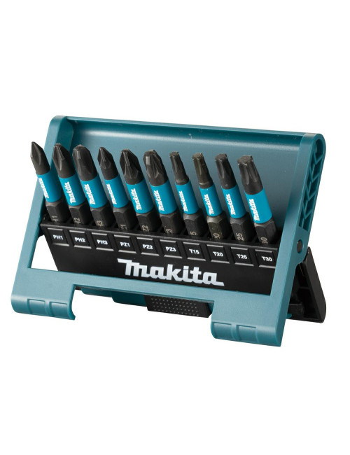 MAKITA ZESTAW KOŃCÓWEK WKRĘTAKOWYCH 10szt. IMPACT BLACK E-12011