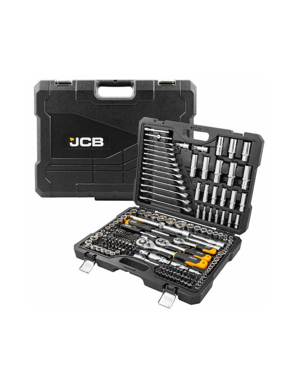 JCB ZESTAW KLUCZY 218el. 1/2" 3/8" 1/4"