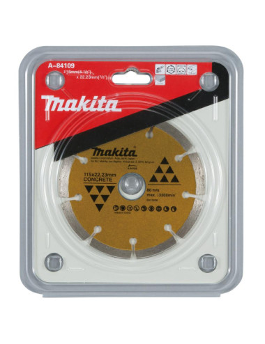 MAKITA TARCZA DIAMENTOWA 115x22,23mm SEGMENT (NA SUCHO) BETON