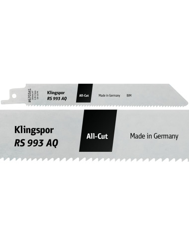 KLINGSPOR BRZESZCZOT DO PIŁY SZABLASTEJ 150x19x0,9mm RS 993 AQ 5szt.