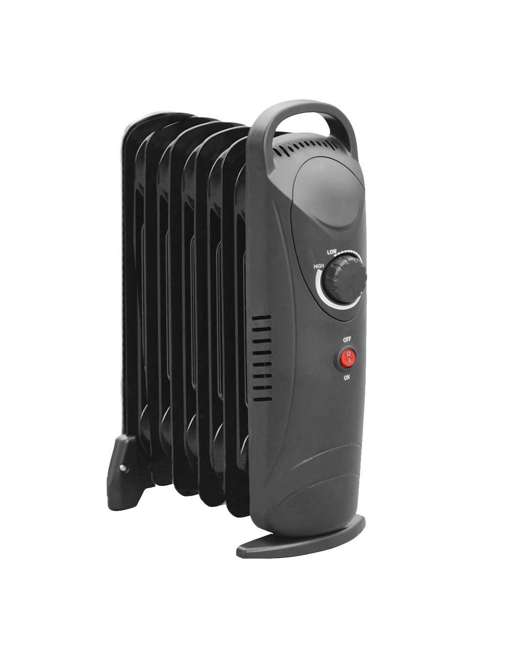 VOLTENO GRZEJNIK OLEJOWY 5-ŻEBEREK 250W 500W CZARNY