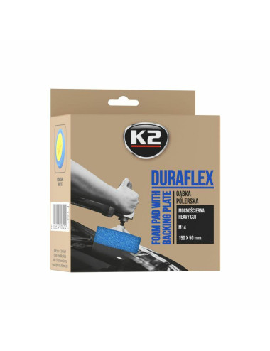 K2 M14 NIEBIESKA 150MM GŁADKA DURAFLEX MOCNOŚCIERNA GWINT GWINT M14