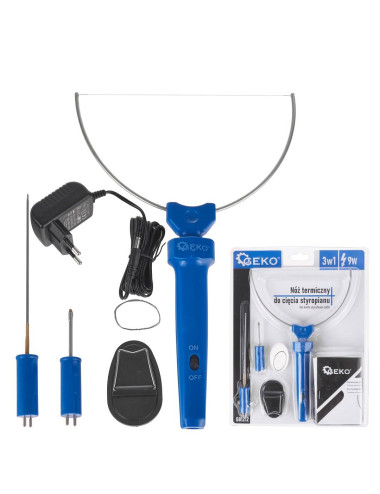 NÓŻ TERMICZNY DO CIĘCIA STYROPIANU 3w1 9W GEKO