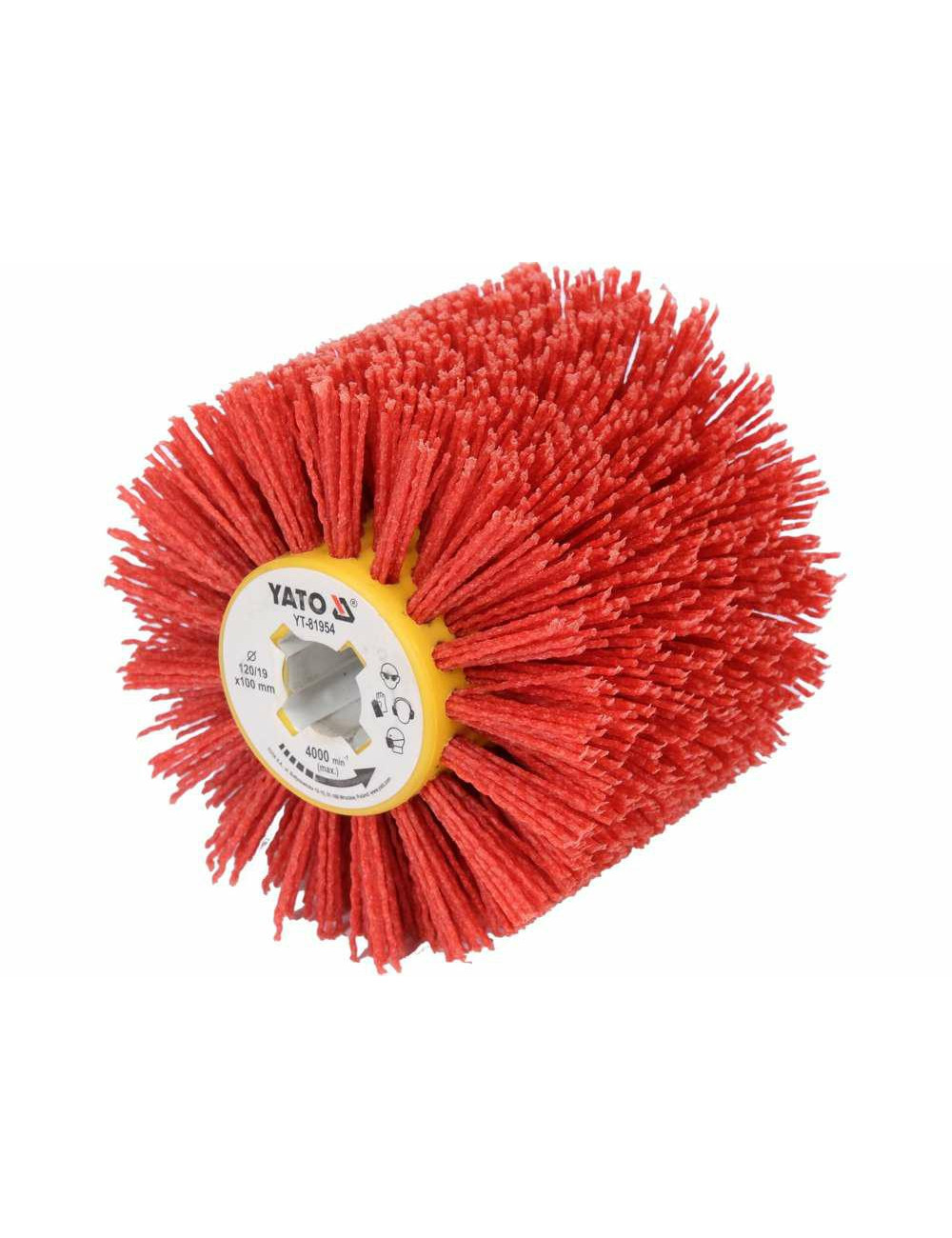 YATO SZCZOTKA DO SATYNIARKI PCV 120x100x19mm