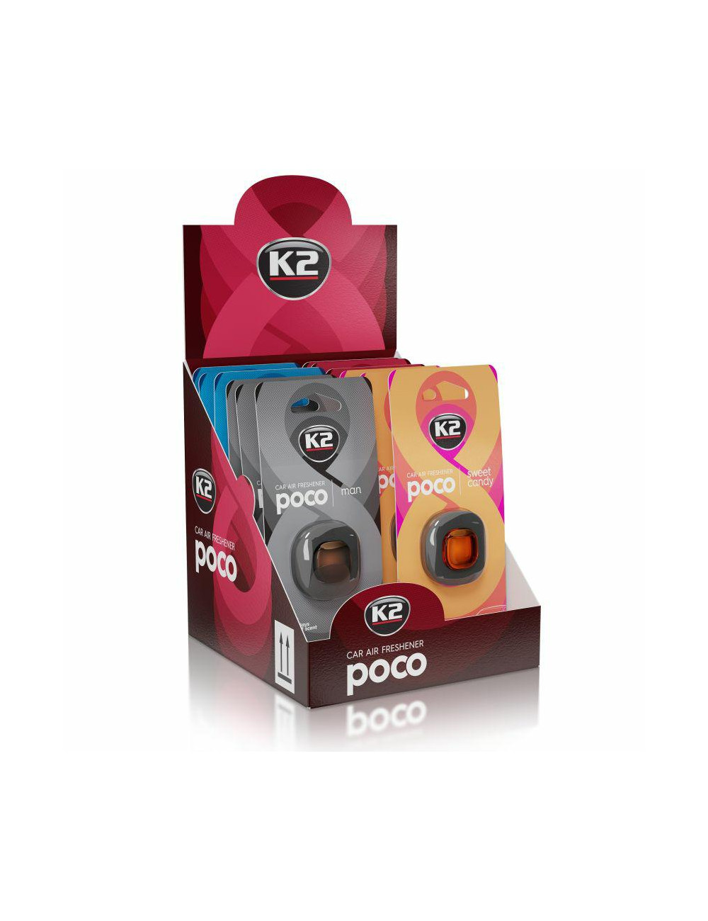 K2 ZAPACHW MEMBRANOWY W KRATKĘ 12szt POCO MIX