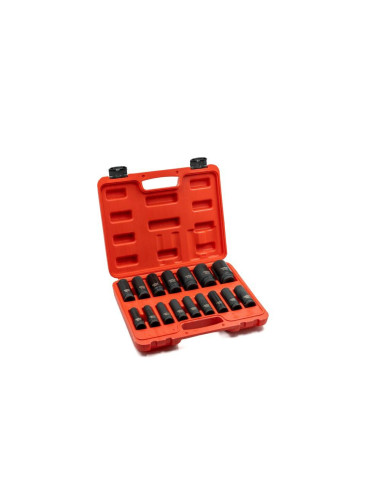 GROSLEY ZESTAW 16szt. NASADEK UDAROWYCH DŁUGICH 1/2"