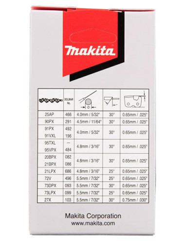 MAKITA ŁAŃCUCH TNĄCY 91PX 25cm 1,3mm 3/8"