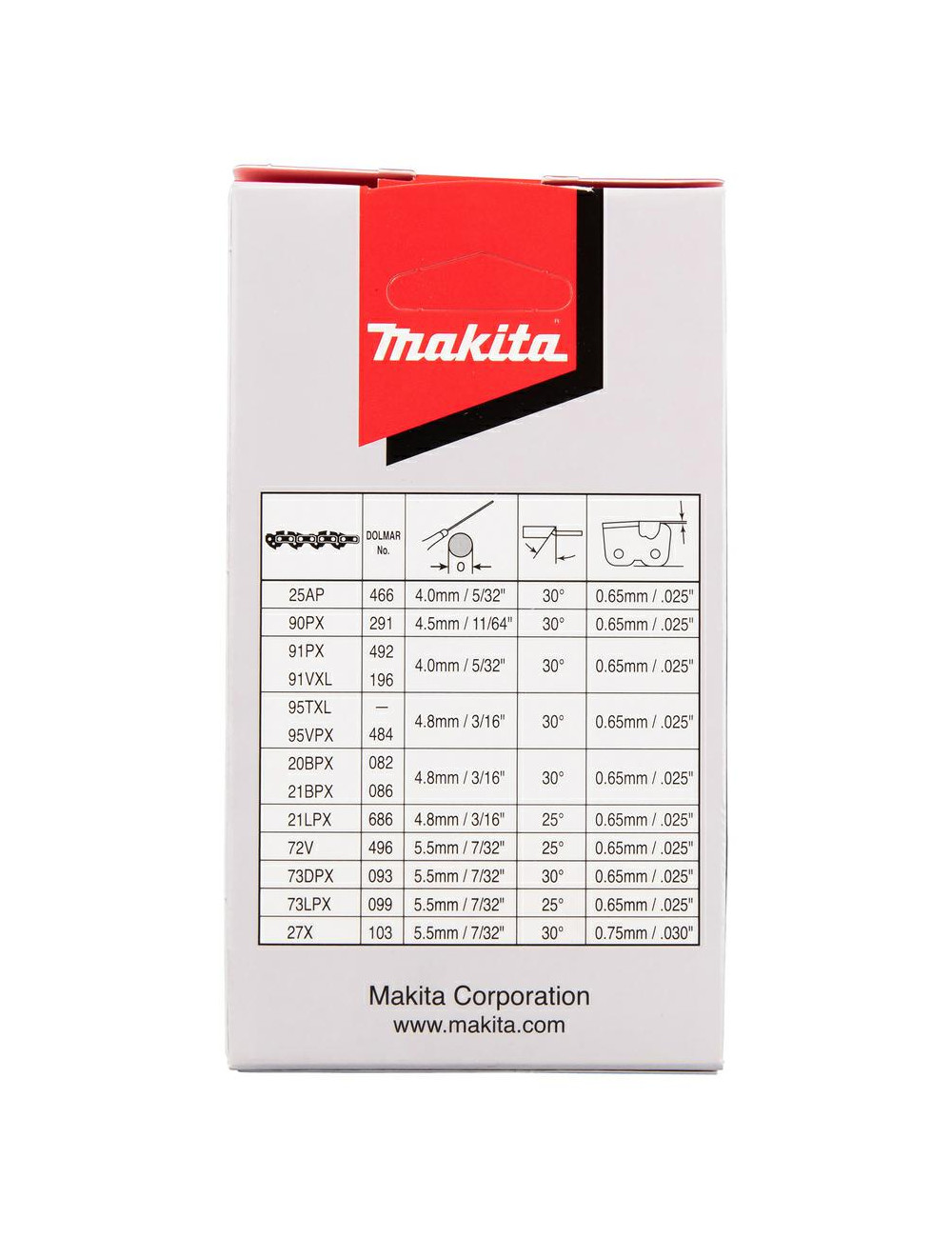 MAKITA ŁAŃCUCH TNĄCY 91PX 25cm 1,3mm 3/8"