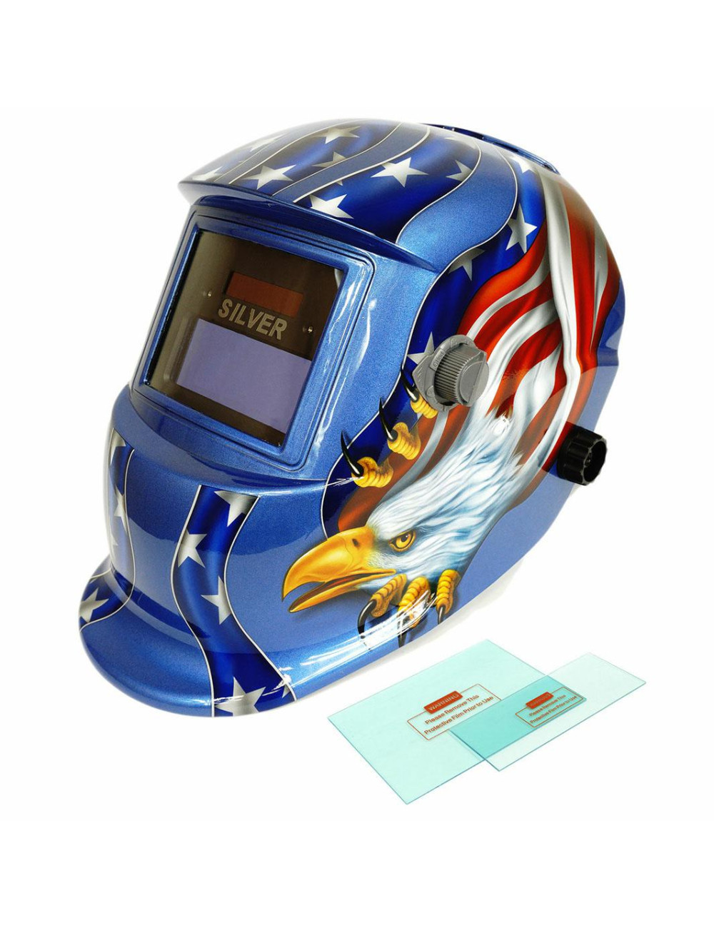PRZYŁBICA SPAWALNICZA SAMOŚCIEMNIAJĄCA SILVER 10385 1