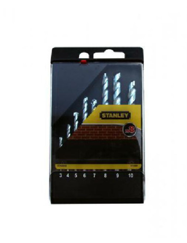 STANLEY WIERTŁA ZESTAW DO BETONU 8szt. 3-10mm