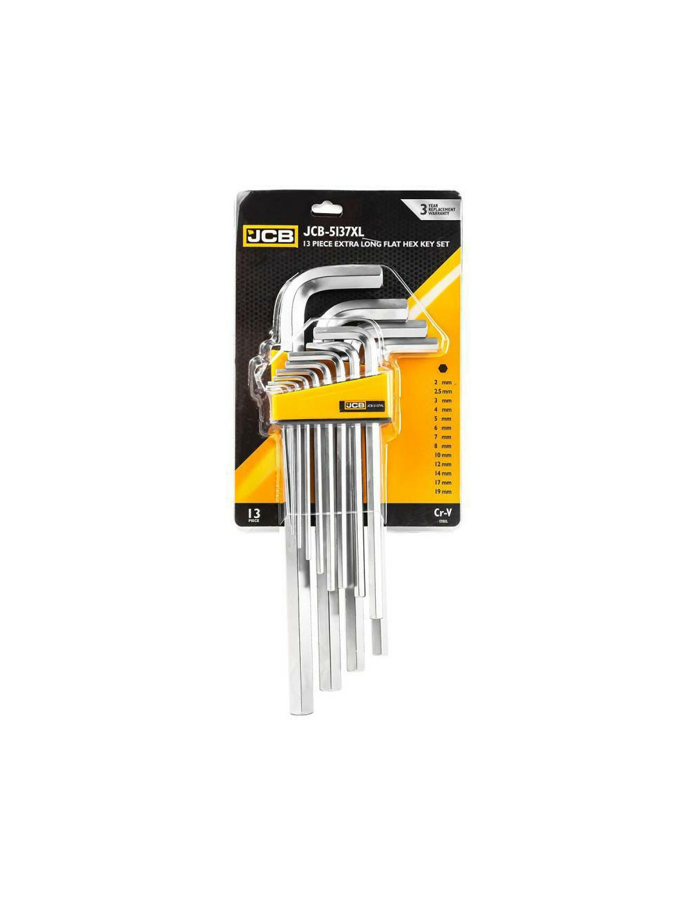 JCB IMBUSY 13szt. BARDZO DŁUGIE 2-19mm