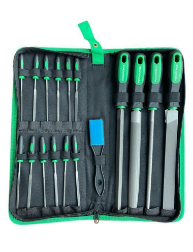 ROCKFORCE PILNIKI + IGLAKI DO METALU KOMPLET 17el.