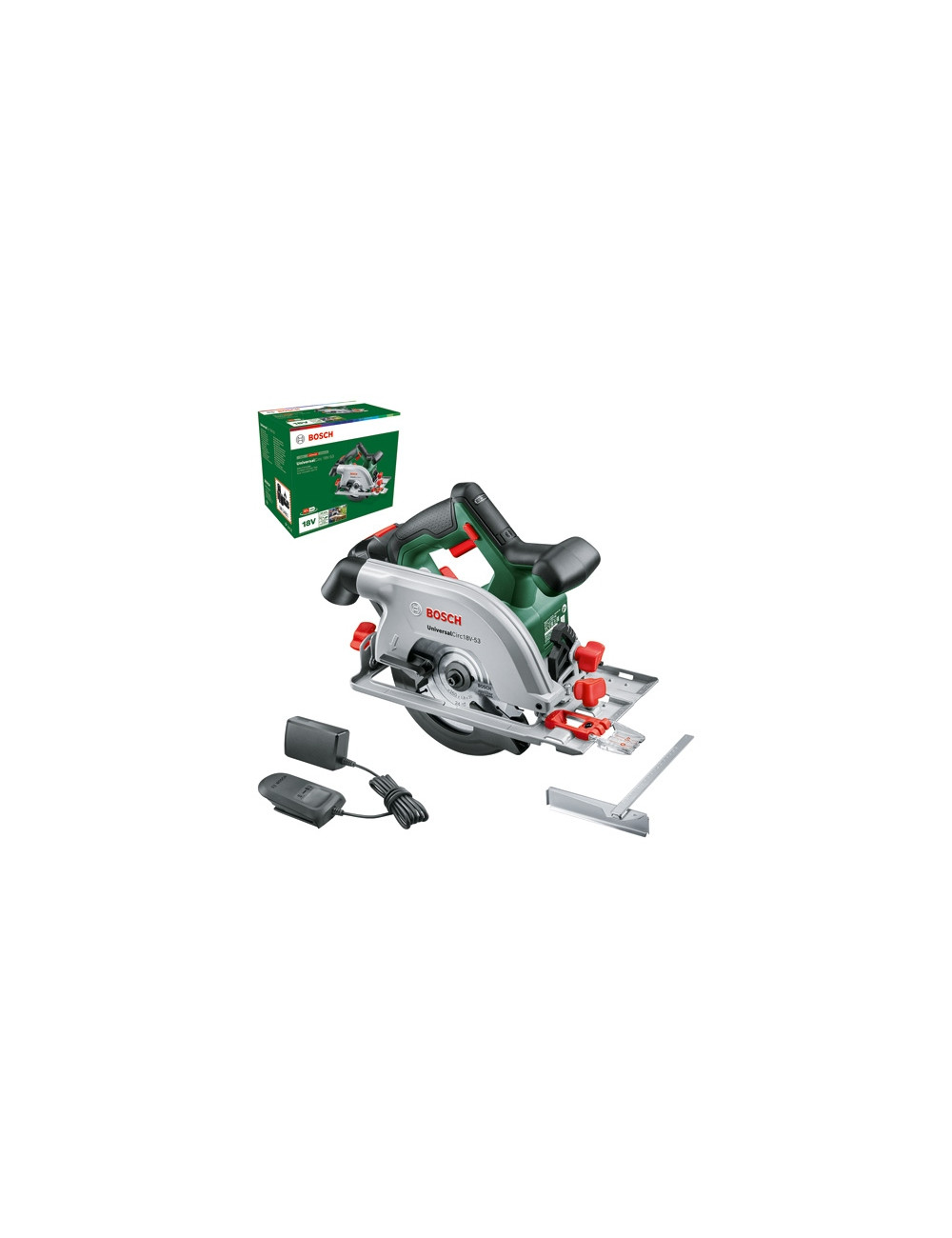 BOSCH PILARKA TARCZOWA UNIVERSAL CIRC 18V-53 SET
