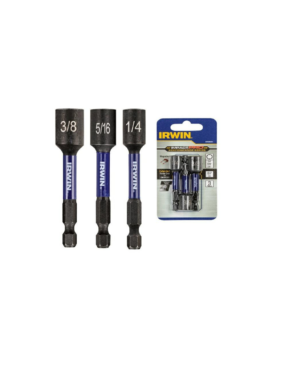IRWIN KOŃCÓWKA DO NAKRĘTEK IMPACT 3 SZTUKI