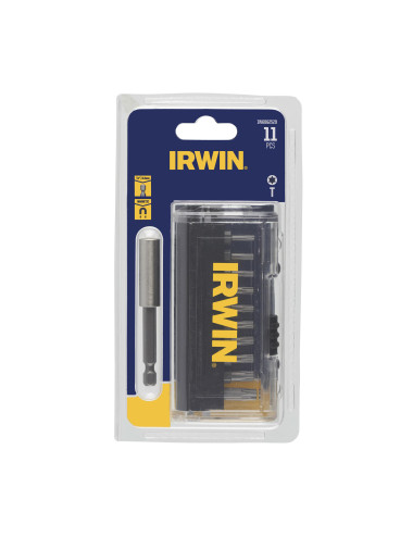 IRWIN KOŃCÓWKI ZESTAW 11szt. 25 mm Z ADAPTEREM MAGNETYCZNYM