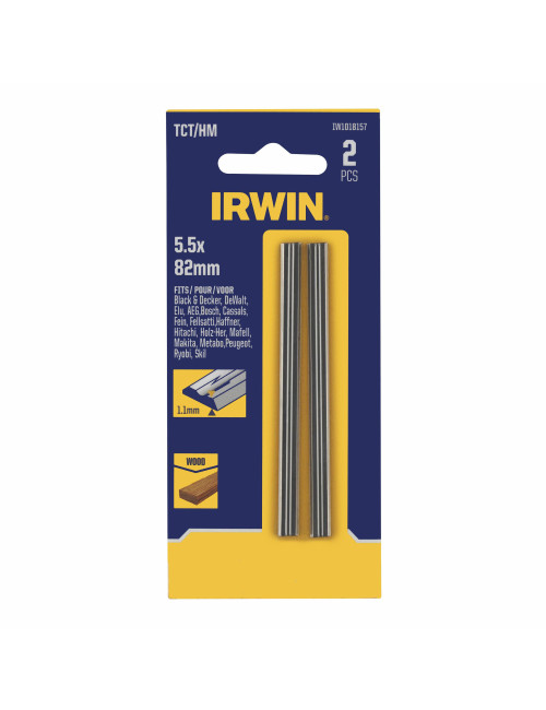 IRWIN OSTRZE DO STRUGA TCT HM 5,5 x 82 x 1,1mm do drewna 2szt.
