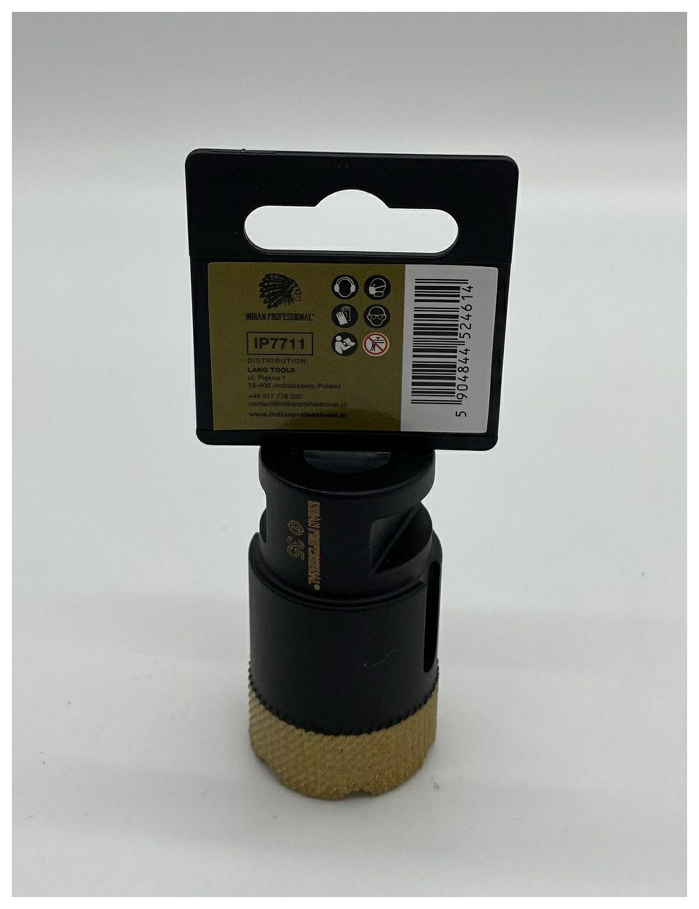 KORONA DIAMENTOWA M14 35mm WIERCENIE NA SUCHO INDIAN PROFESSIONAL