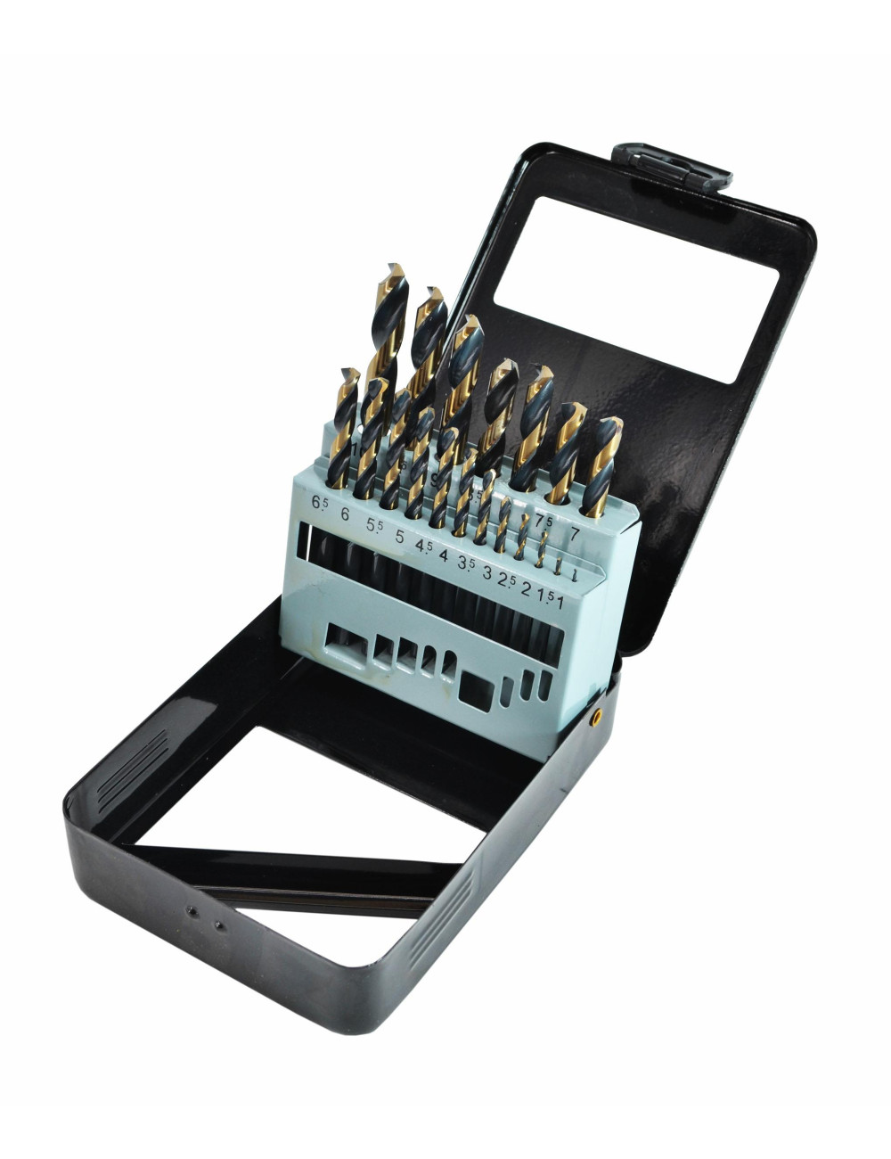 AWTOOLS WIERTŁO METAL HSS M2 KOMPLET 19 sztuk PREMIUM