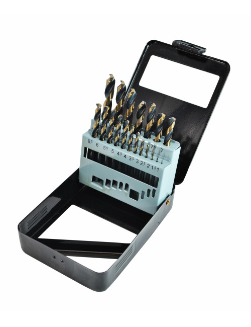 AWTOOLS WIERTŁO METAL HSS M2 KOMPLET 19 sztuk PREMIUM