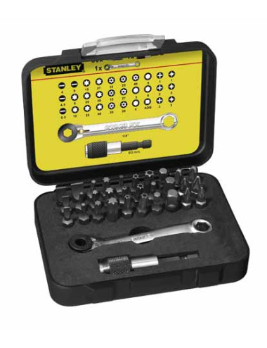 STANLEY ZESTAW BITÓW 32 SZT. 1/4"