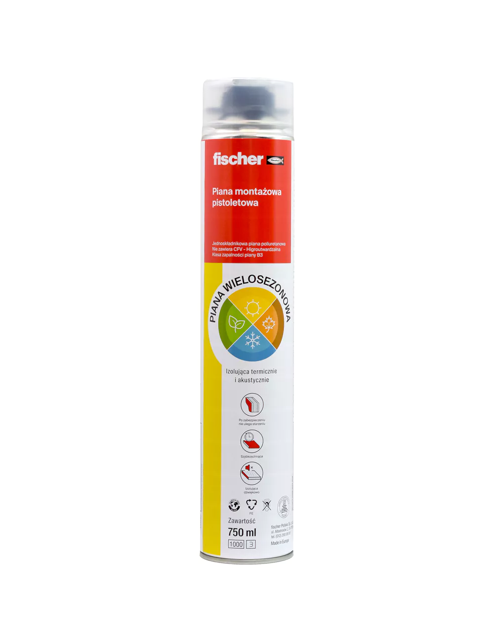 FISCHER PIANA WIELOSEZONOWA 750ml PISTOLETOWA