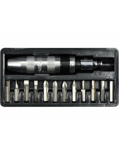 TOYA VOREL WKRĘTAK UDAROWY CHROM + 12 KOŃCÓWEK 65123