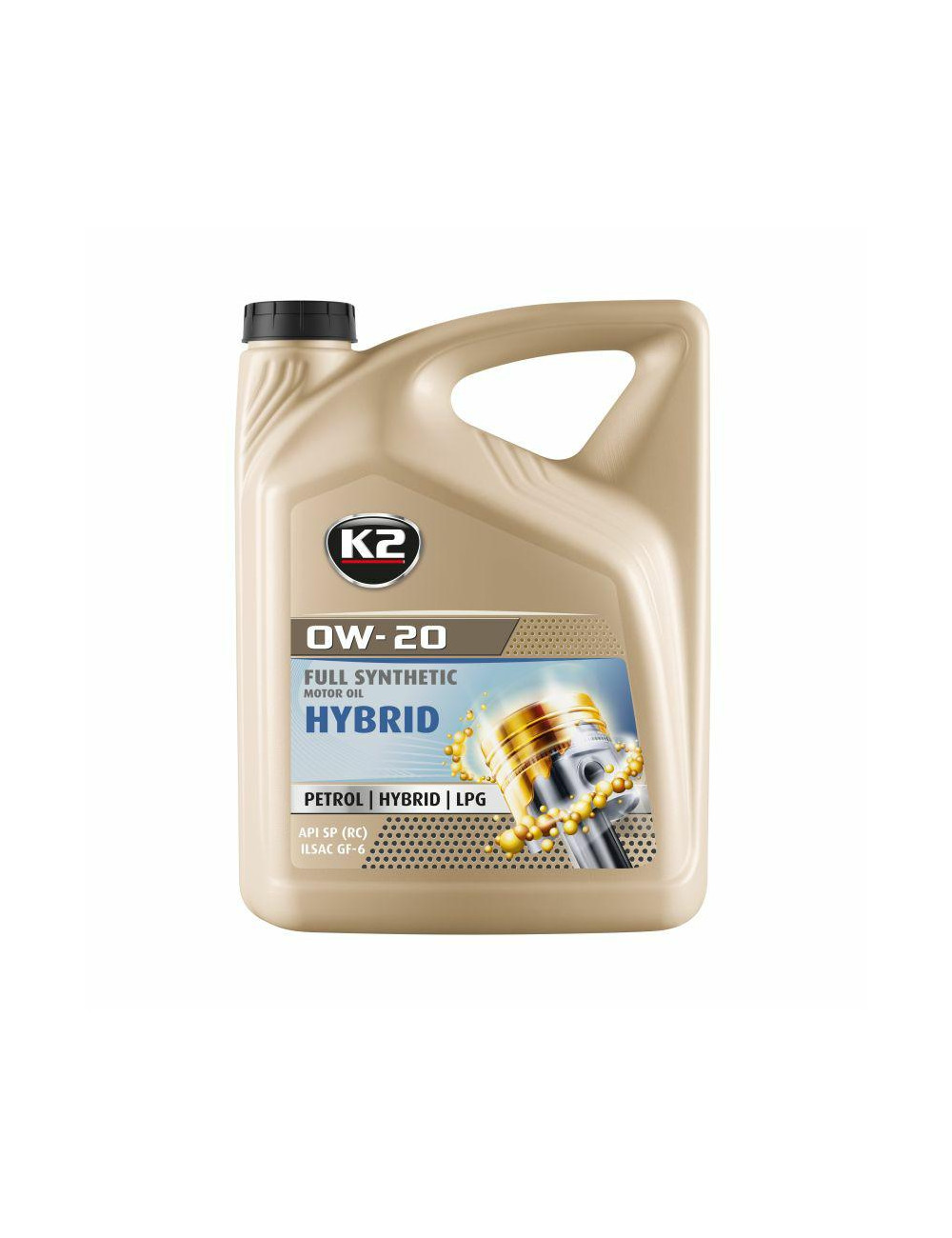 K2 OLEJ SILNIKOWY 0W20 HYBRID 5L