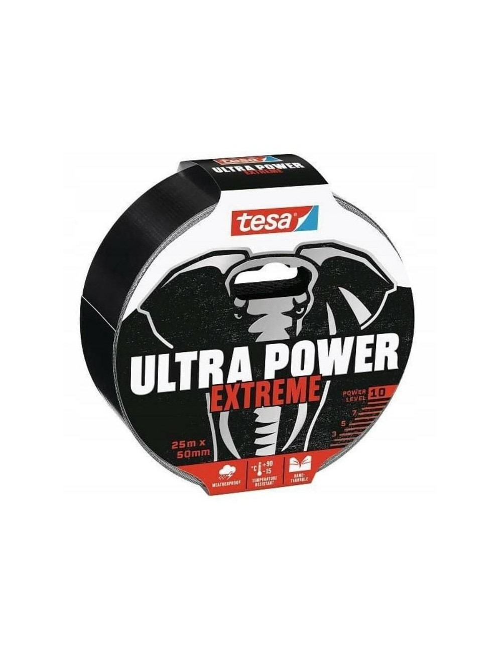 TESA TAŚMA NAPRAWCZA CZARNA 10m x 50mm ULTRA POWER EXTREME